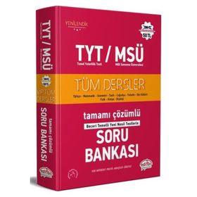 Editör Yayınları TYT MSÜ Tüm Dersler Çözümlü Soru Bankası