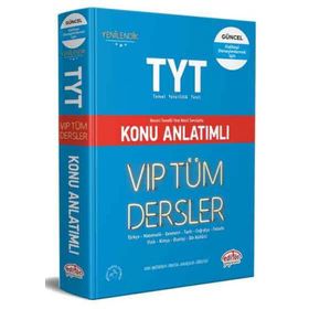 Editör Yayınları Tyt Tüm Dersler Konu Anlatımlı Mavi Kitap