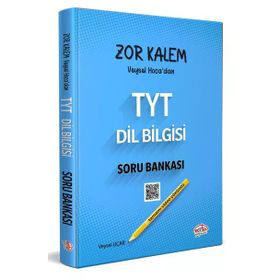 Editör Yayınları TYT Zor Kalem Veysel Hocadan Tamamı Video Çözümlü Dil Bilgisi Soru Bankası