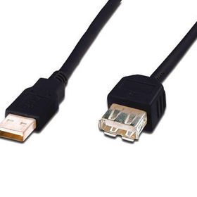 Ednet ED-84131 3 m USB to USB AWG28 Ul Nikel Erkek-Dişi USB 2.0 Uzatma Kablosu