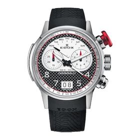 Edox 38003-TINR-CANBR Chronorally Beyaz Siyah Erkek Kol Saati