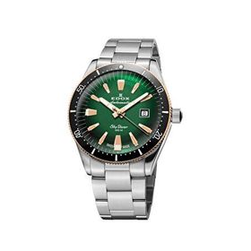 Edox 80126-357RNM-VIR Skydiver Yeşil Çelik Erkek Kol Saati