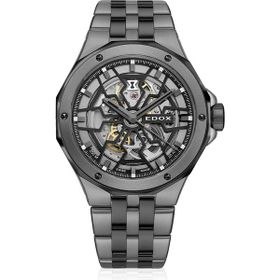 Edox 85303-357GNM-NGN Gri Çelik Erkek Kol Saati