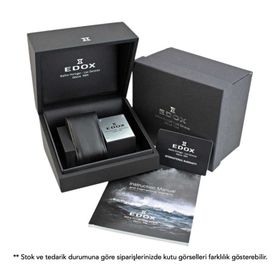Edox ED270013PAIN Gümüş Erkek Kol Saati