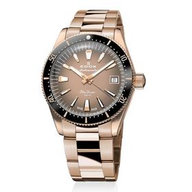 Edox Neptunian 80131-37Rnm-Vdbei Pembe Unisex Kol Saati