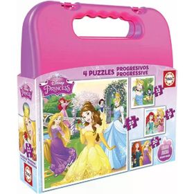 Educa 12 16 20 25 Parça Disney Prensesler Taşıma Çantalı Puzzle