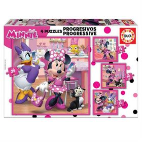 Educa 12-16-20-25 Parça Minnie Happy Helpers Puzzle