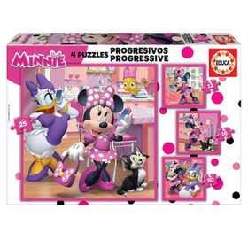 Educa 12-16-20-25 Parça Minnie Happy Helpers Puzzle