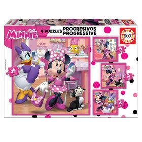 Educa 12-16-20-25 Parça Minnie Happy Helpers Puzzle