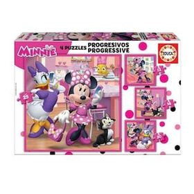 Educa 12-16-20-25 Parça Minnie Happy Helpers Puzzle
