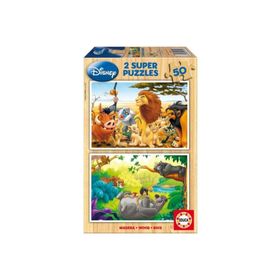 Educa 13144 2x50 Parça Hayvan Arkadaşlar Puzzle