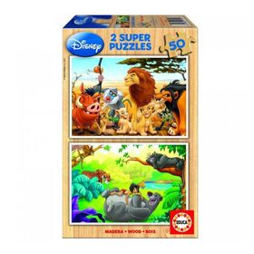 Educa 13144 2x50 Parça Hayvan Arkadaşlar Puzzle