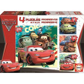 Educa 14942 Cars 2 4'lü Puzzle Seti