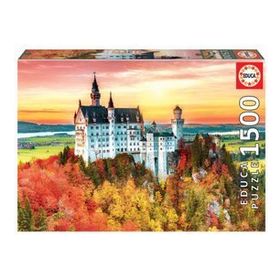 Educa 1500 Parça Neuschwanstein Kalesinde Sonbahar Puzzle