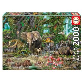 Educa 16013 2000 Parça Afrika Ormanı Puzzle