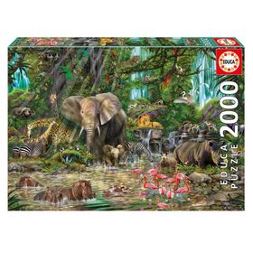 Educa 16013 2000 Parça Afrika Ormanı Puzzle