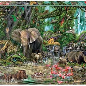 Educa 16013 2000 Parça Afrika Ormanı Puzzle