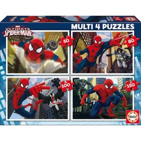 Educa 16331 Multi 4 Avengers Karton Çocuk Puzzle