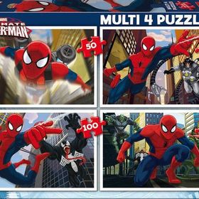 Educa 16331 Multi 4 Avengers Karton Çocuk Puzzle
