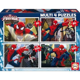 Educa 16331 Multi 4 Avengers Karton Çocuk Puzzle