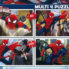 Educa 16331 Multi 4 Avengers Karton Çocuk Puzzle