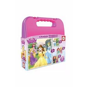 Educa 16508 Progresive Disney Princess Çanta Puzzle