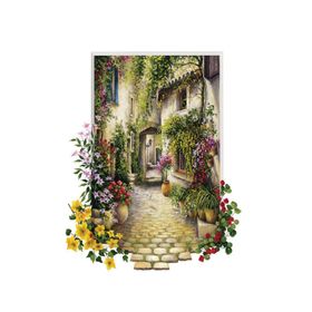 Educa 16652 Çiçekli Ara Sokak 1000 Parça Puzzle