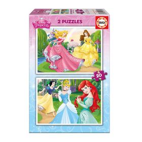 Educa 16846 Disney Prensesler 2x20 Parça Puzzle