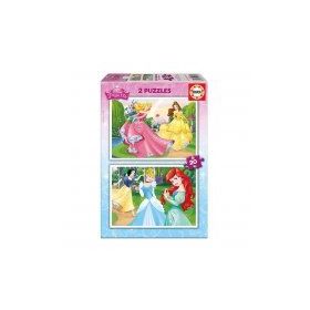 Educa 16846 Disney Prensesler 2x20 Parça Puzzle