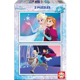 Educa 16847 2x20 Parça Frozen Puzzle