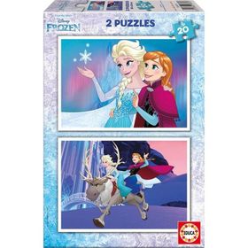 Educa 16847 2x20 Parça Frozen Puzzle