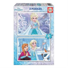 Educa 16847 2x20 Parça Frozen Puzzle