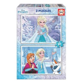 Educa 16847 2x20 Parça Frozen Puzzle