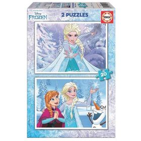 Educa 16847 2x20 Parça Frozen Puzzle