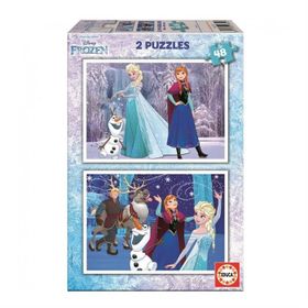 Educa 16852 2x48 Parça Frozen Puzzle