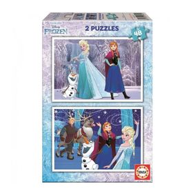 Educa 16852 2x48 Parça Frozen Puzzle
