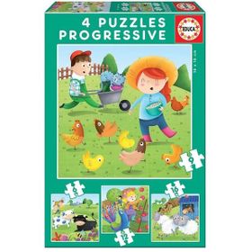 Educa 17145 Farm Animals Puzzle
