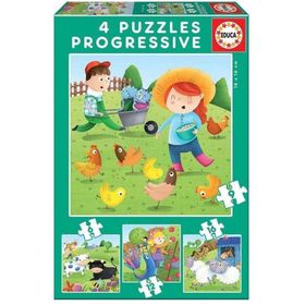 Educa 17145 Farm Animals Puzzle