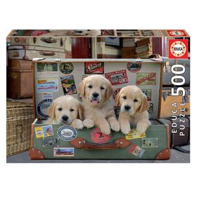 Educa 17645 500 Parça Bavuldaki Yavrular Puzzle