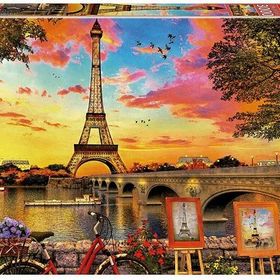 Educa 17675 3000 Parça Paris Günbatımı Puzzle