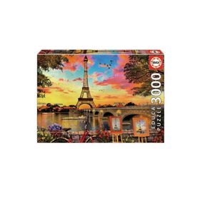 Educa 17675 3000 Parça Paris Günbatımı Puzzle