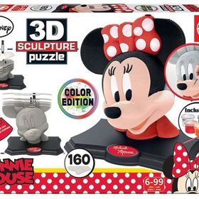Educa 17930 3 Boyutlu Color Sculpture Minnie Puzzle