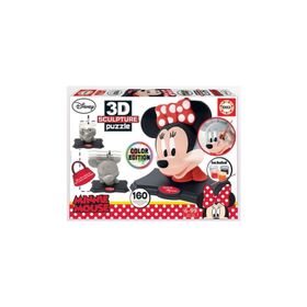 Educa 17930 3 Boyutlu Color Sculpture Minnie Puzzle