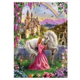 Educa 17985 500 Parça Fairy & Unicorn Puzzle