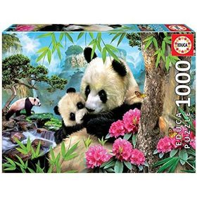 Educa 17995 1000 Parça Pandaların Sabahı Puzzle