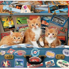 Educa 18065 Travelling Kittens 200 Parça Puzzle