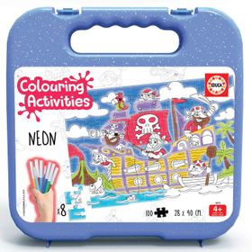 Educa 18070 100 Parça Korsanlar Boyama Puzzle