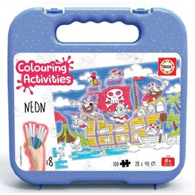 Educa 18070 100 Parça Korsanlar Boyama Puzzle
