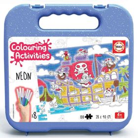 Educa 18070 100 Parça Korsanlar Boyama Puzzle