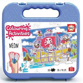 Educa 18070 100 Parça Korsanlar Boyama Puzzle